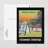 Halloween in Collinsville Briefkaart (Voorkant / Achterkant)