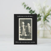 Halloween in de Oude Dagen... Briefkaart (Staand voorkant)