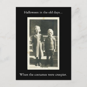 Halloween in de Oude Dagen... Briefkaart