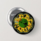 Halloween in de ronde button 5,7 cm (Voorkant /achterkant)