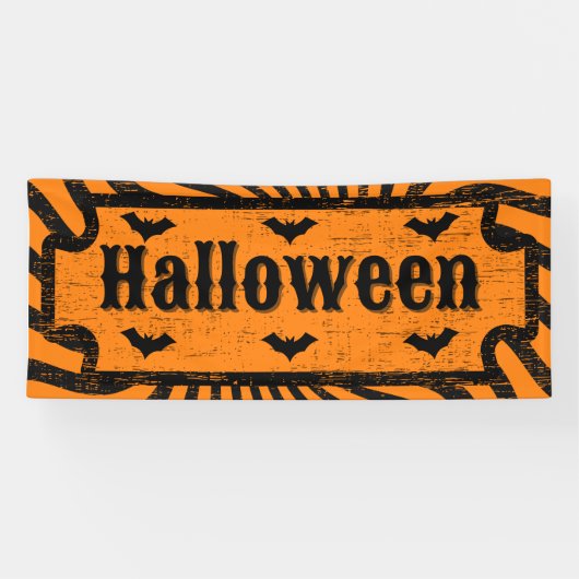 Halloween in distress spandoek (Horizontaal)