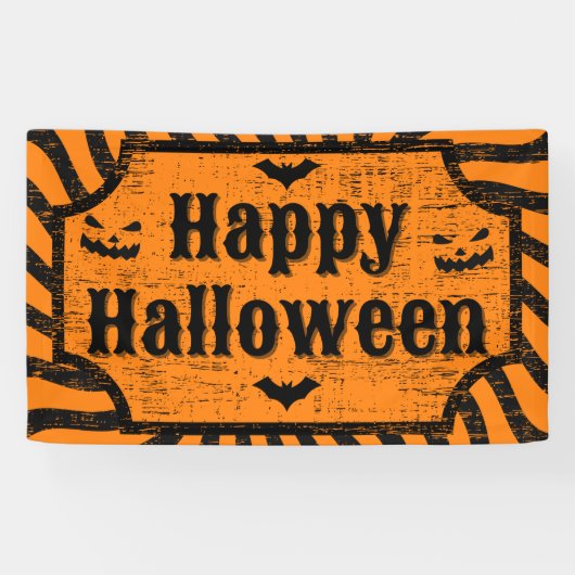 Halloween in distress spandoek (Horizontaal)