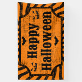Halloween in distress spandoek (Verticaal)