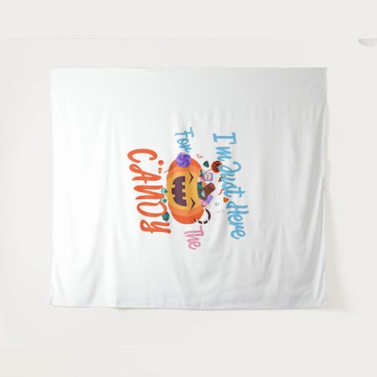 Halloween in een kans om echt creatief te zijn wandkleed (Voorkant (horizontaal))