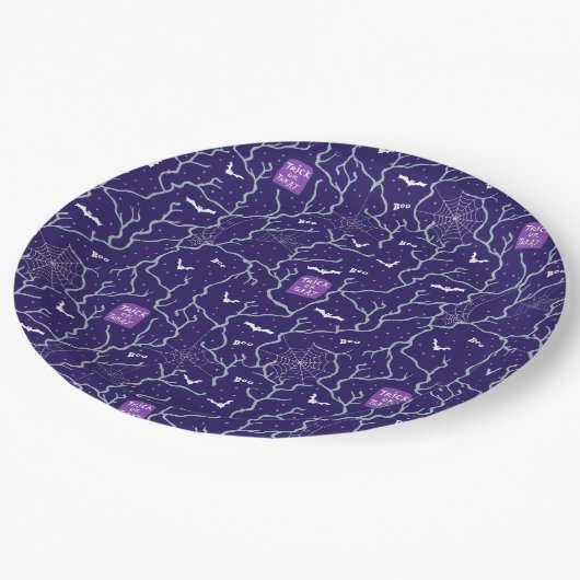 Halloween in het Paarse Papieren Bordje (Gekanteld)