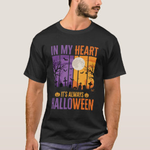 Halloween In Mijn Hart Griezelige Begraafplaats T-shirt