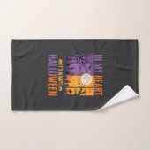 Halloween In My Heart Griezelige Begraafplaats Handdoek (Handdoek)