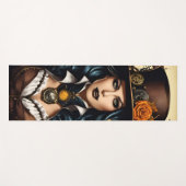 Halloween in steampunk-stijl yogamat (Voorkant (horizontaal))