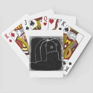 Halloween in Zwarte Parade Yaie Speelkaarten