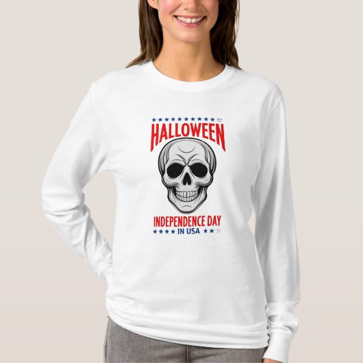 Halloween Independence Day in de Verenigde Staten T-shirt (Voorkant)