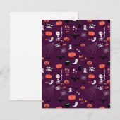 Halloween Informatiekaartje (Voorkant / Achterkant)