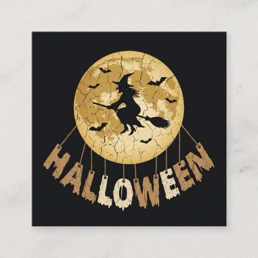 Halloween Informatiekaartje (Voorkant)