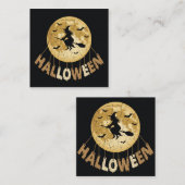 Halloween Informatiekaartje (Voorkant / Achterkant)