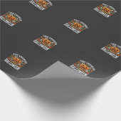 Halloween Ingenieur Pompoen Vector Cadeaupapier (Hoek)