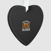 Halloween Ingenieur Pompoen Vector Ornament (voorkant)