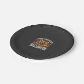 Halloween Ingenieur Pompoen Vector Papieren Bordje (Gekanteld)