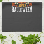 Halloween Ingenieur Pompoen Vector Theedoek (Gevouwen)