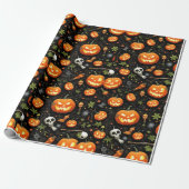 Halloween inpakpapier (Uitgerold)