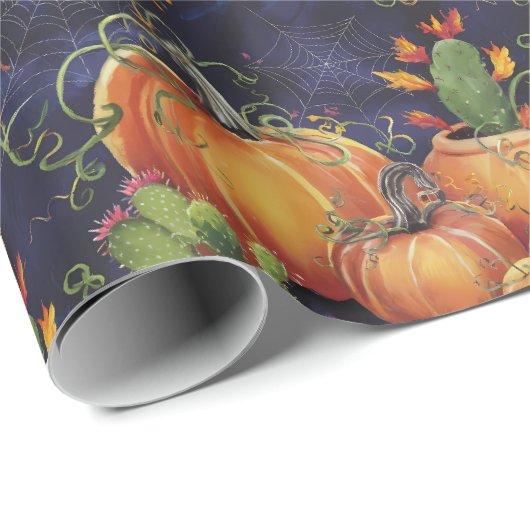 Halloween inpakpapier - Design 1 (Rol Hoek)