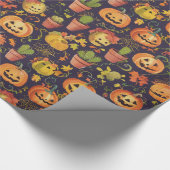 Halloween inpakpapier - Design 2 (Hoek)