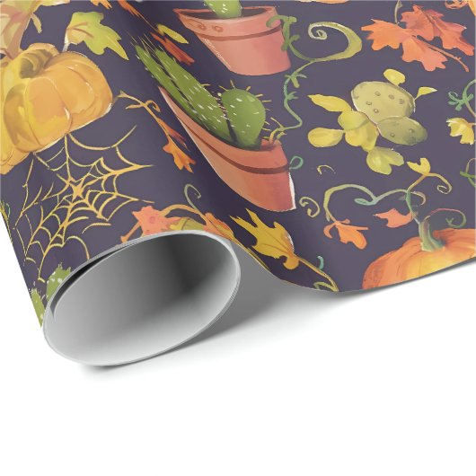 Halloween inpakpapier - Design 2 (Rol Hoek)