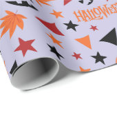 Halloween inpakpapier: pompoen, bladeren, sterren cadeaupapier (Rol Hoek)