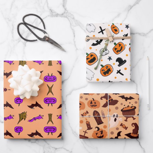 Halloween inpakpapier vel (Voorkant)