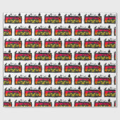 Halloween inpakpapier ( witte achtergrond ) (Vlak)