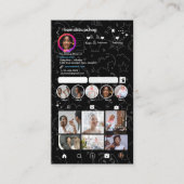 Halloween Instagram Visitekaartje (Voorkant)