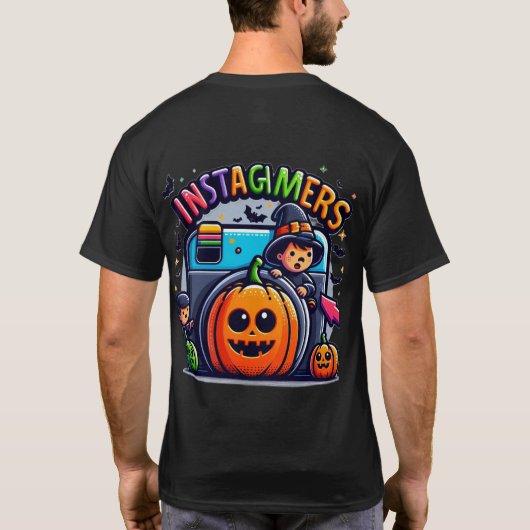 Halloween Instagrammers T-shirt (Achterkant)