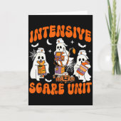 Halloween Intensive Care E Unit Spookverpleegster  Kaart (Voorkant)