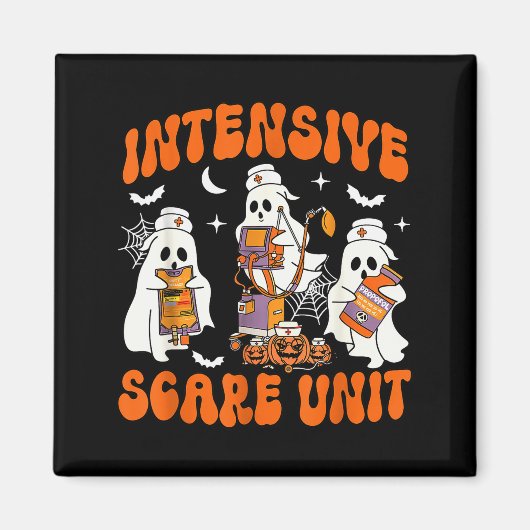 Halloween Intensive Care E Unit Spookverpleegster  Magneet (Voorkant)