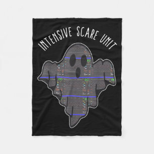 Halloween Intensive Scare Unit Hartmonitor Tec Fleece Deken