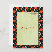 HALLOWEEN-INVITATIE KAART (Achterkant)