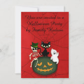 HALLOWEEN-INVITATIE KAART (Voorkant)