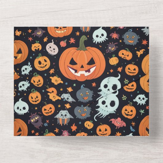 halloween Invitation All In One Uitnodiging (Achterkant)