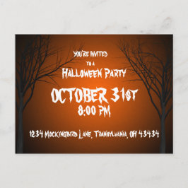 Halloween Invitation Briefkaart