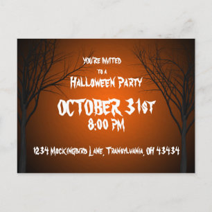 Halloween Invitation Briefkaart