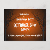 Halloween Invitation Briefkaart (Voorkant)