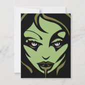 Halloween Invitation Custom Halloween Zombie Kaart (Voorkant)