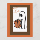 Halloween Invitation Ghost1 Briefkaart (Voorkant)