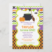Halloween Invitation / Halloween Birthday Invite Kaart (Voorkant)