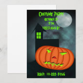 Halloween Invitation Kaart (Voorkant / Achterkant)
