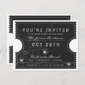 Halloween Invitation Kaart (Voorkant / Achterkant)