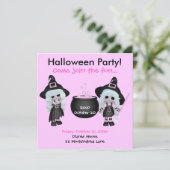 Halloween Invitation Kaart (Staand voorkant)