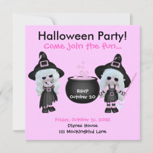 Halloween Invitation Kaart