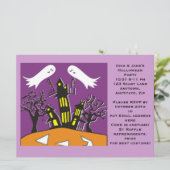 Halloween Invitation Kaart (Staand voorkant)