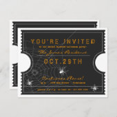 Halloween Invitation Kaart (Voorkant / Achterkant)