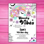 Halloween Invitation Kind Schattigee Retro Ghost V Kaart