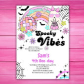 Halloween Invitation Kind Schattigee Retro Ghost V Kaart